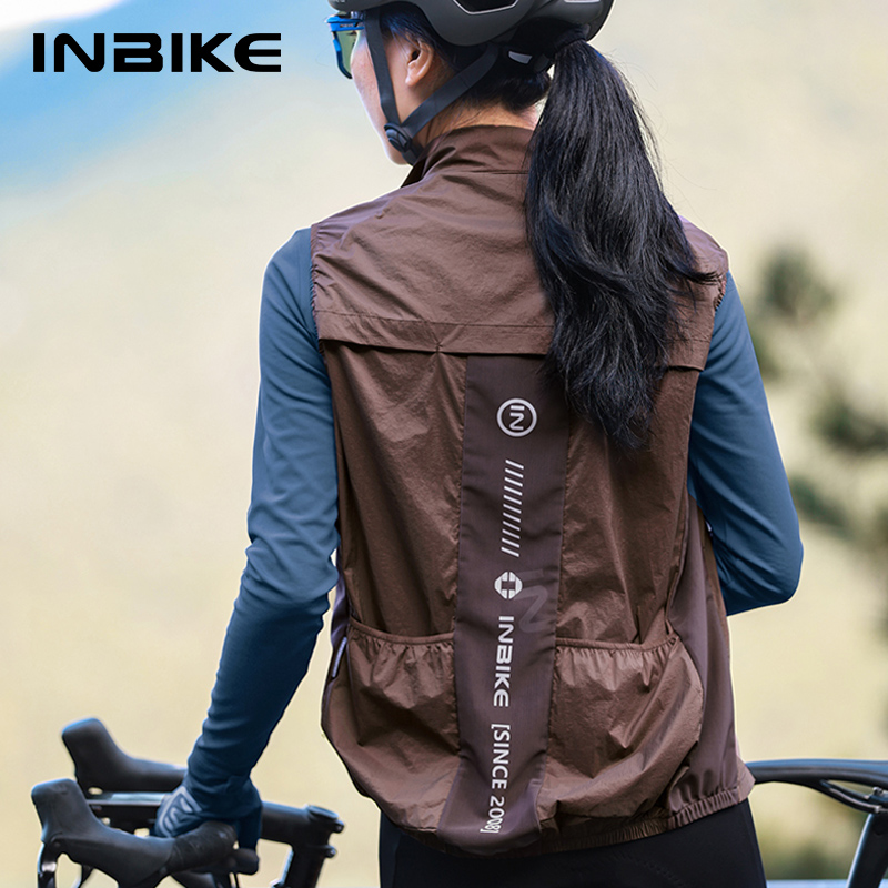 Mountain Biking Jacket - INBIKE kadın bisiklet yelek kolsuz koşu