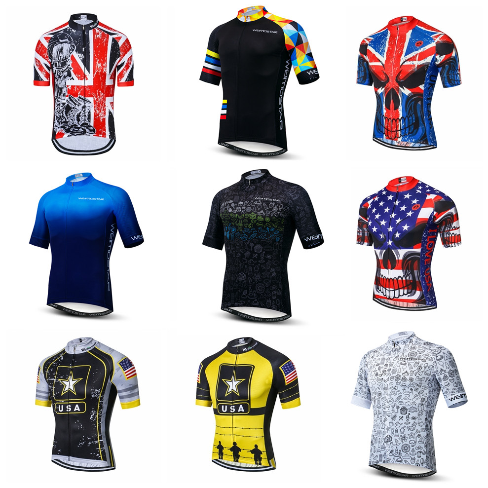 Mountain Biking Blue Mountains - Bisiklet jersey erkek bisiklet formaları kısa