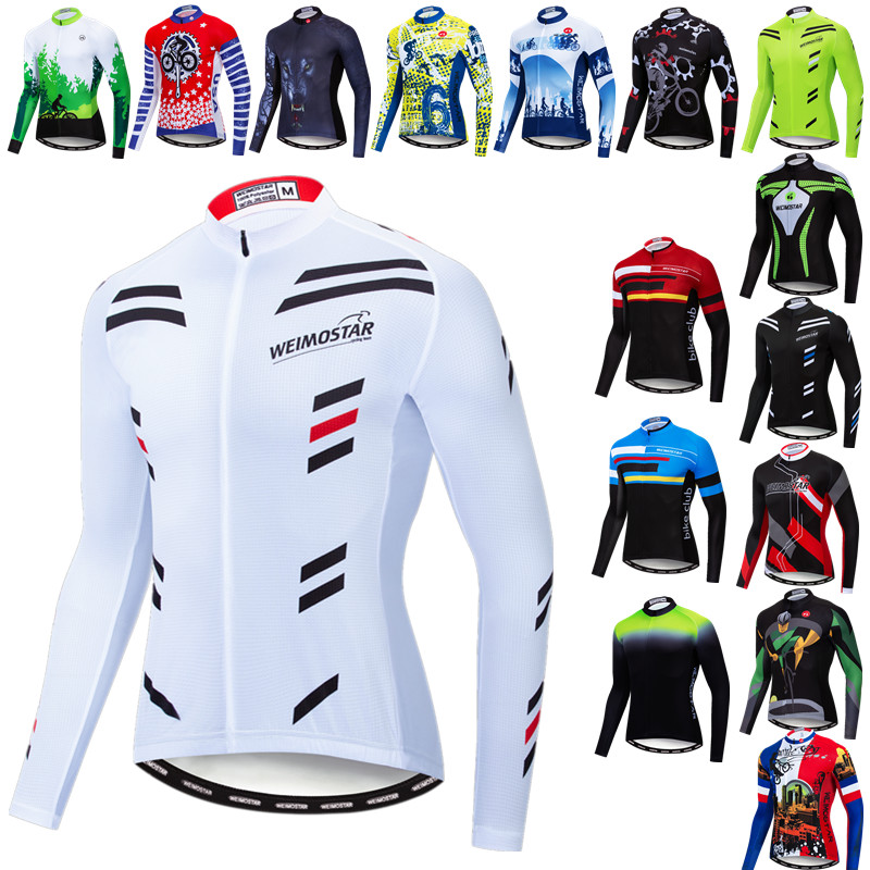 Mountain Biking Jacket - Pro Team bisiklet Jersey uzun kollu