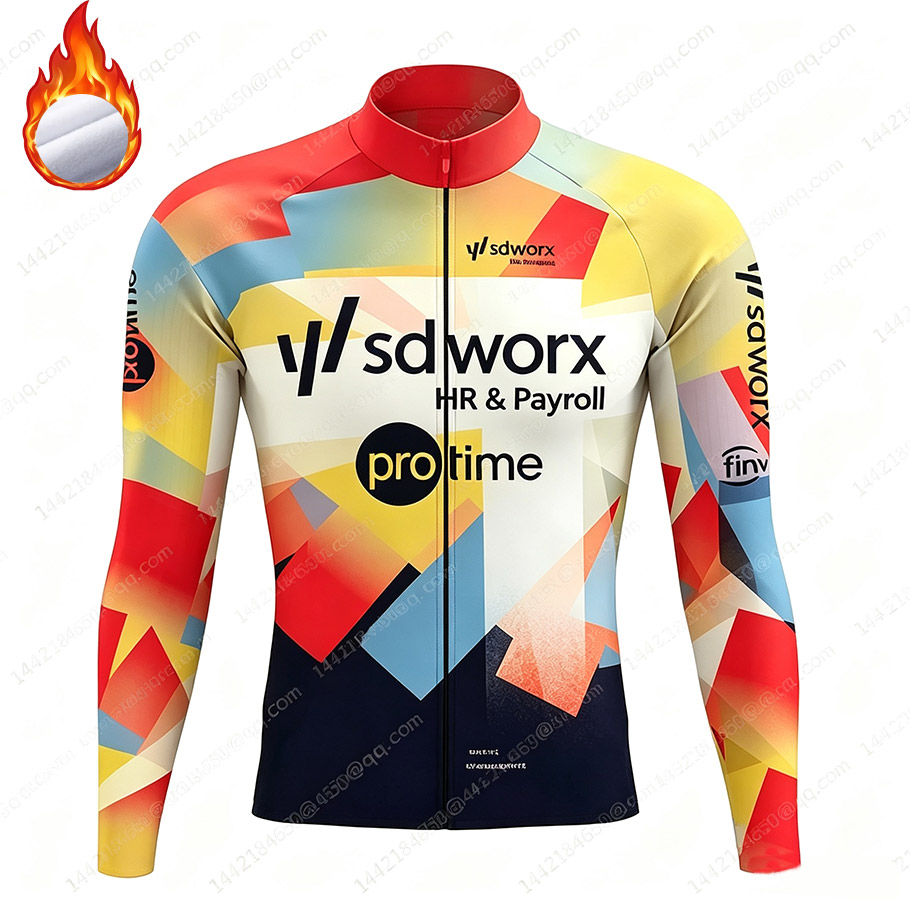 Mountain Biking Jacket - SD Worx 2026 Team-Thermal Fleece Erkek