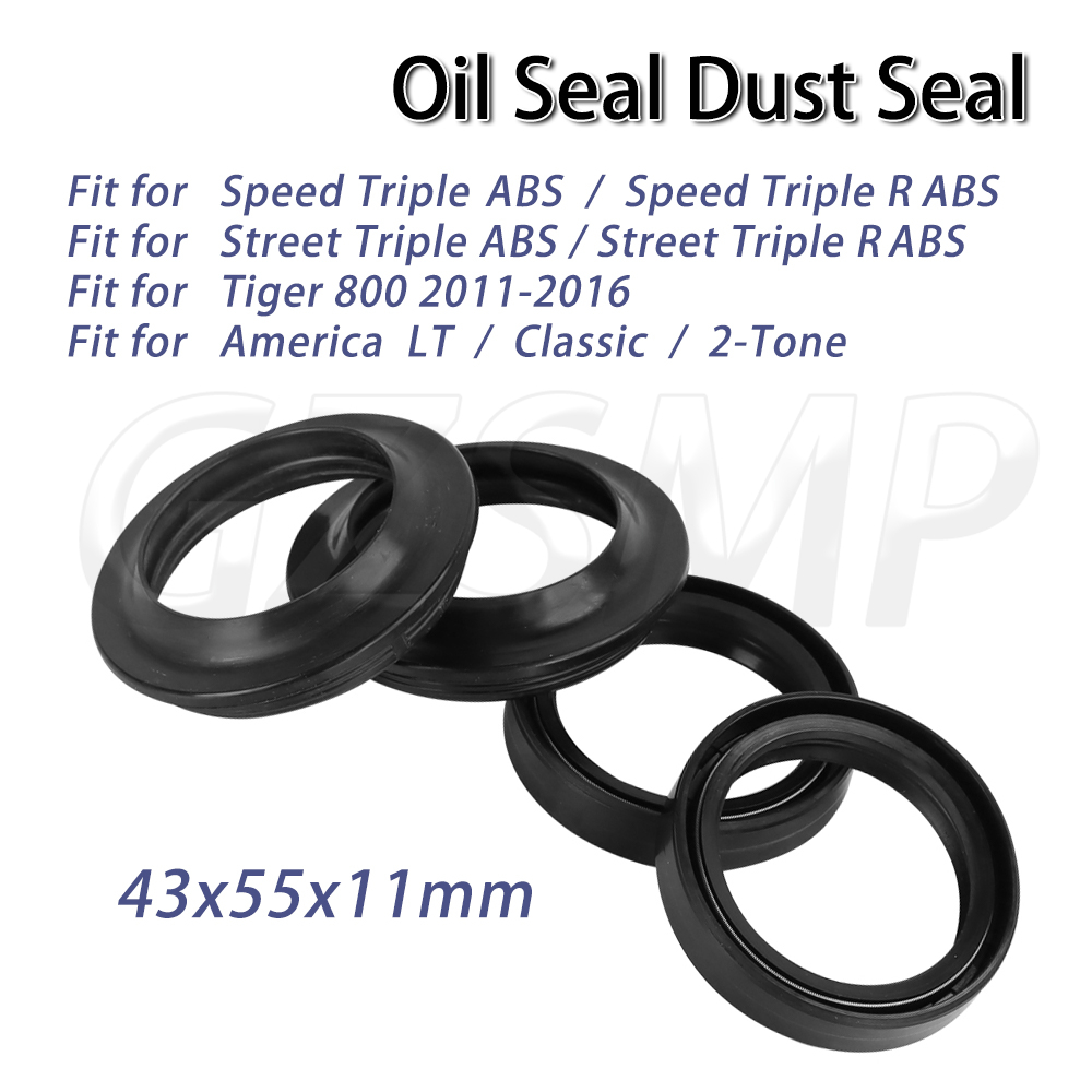 Fork Oil Seal - 43X55X11mm Yağ Toz Sızdırmazlığı Motosiklet Ön