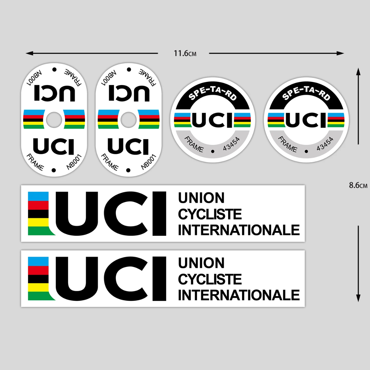 UCI bisiklet çerçeve çıkartmal - Mountain Biking Quotes incelemesi ve fiyatı