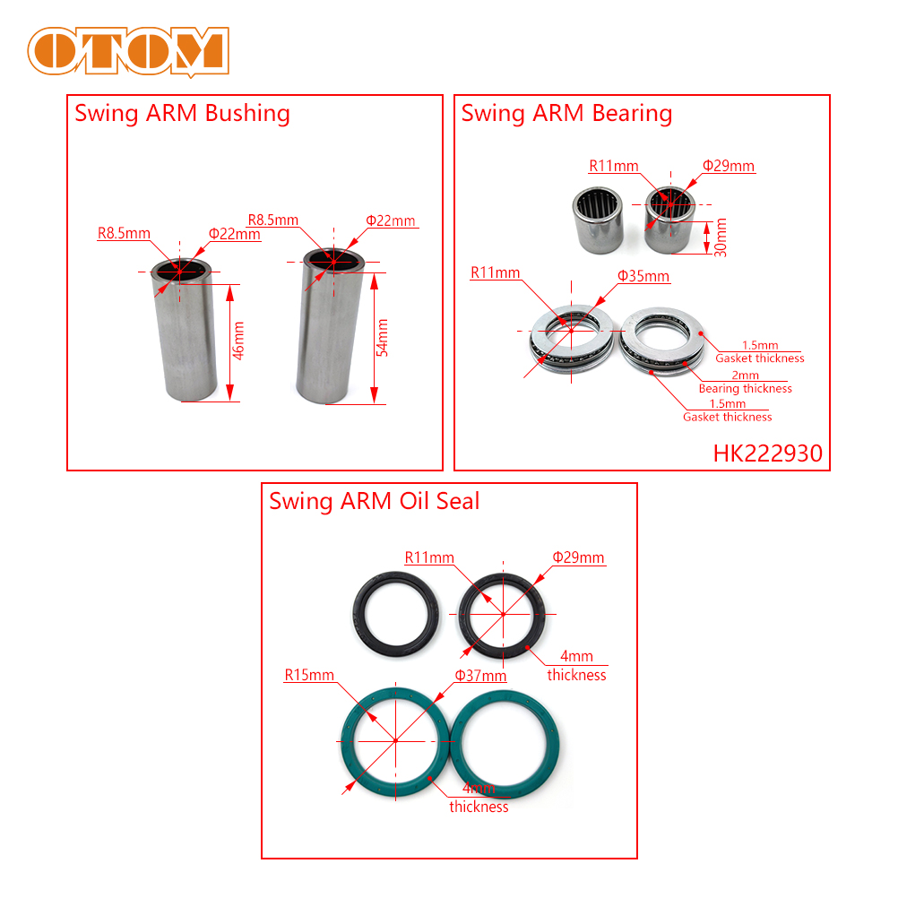 HONDA için OTOM CRF250R CRF450 - Fork Oil Seal incelemesi ve fiyatı