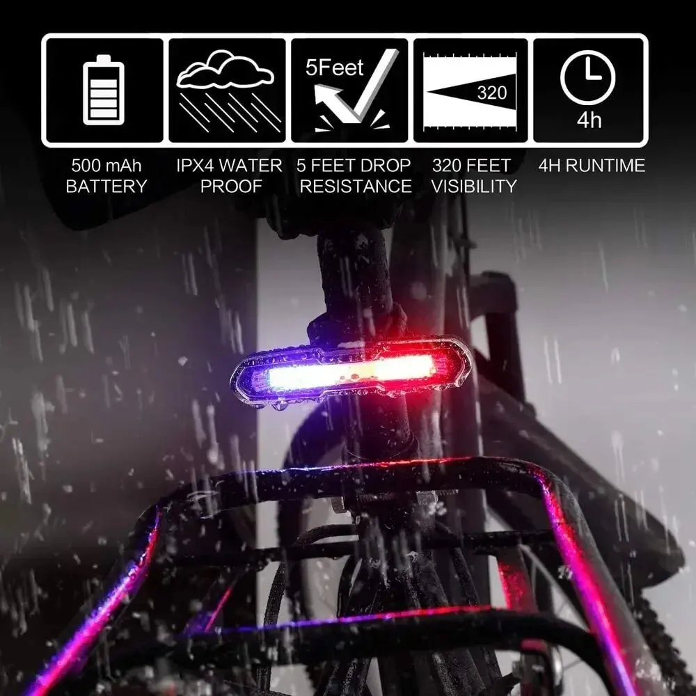 Su Geçirmez USB Şarjlı LED Bis - Mountain Biking Blue Mountains incelemesi ve fiyatı