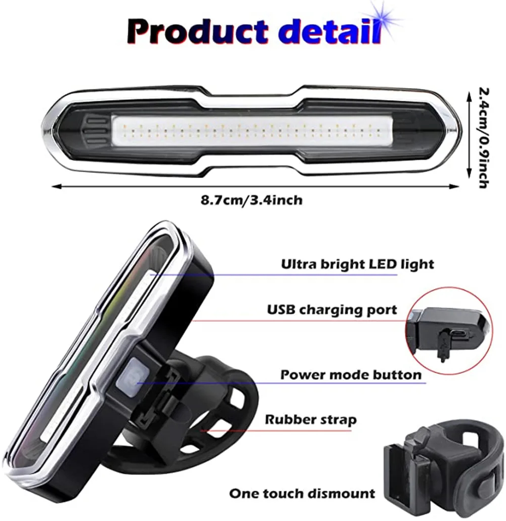 Su Geçirmez USB Şarjlı LED Bis - Mountain Biking Blue Mountains incelemesi ve fiyatı