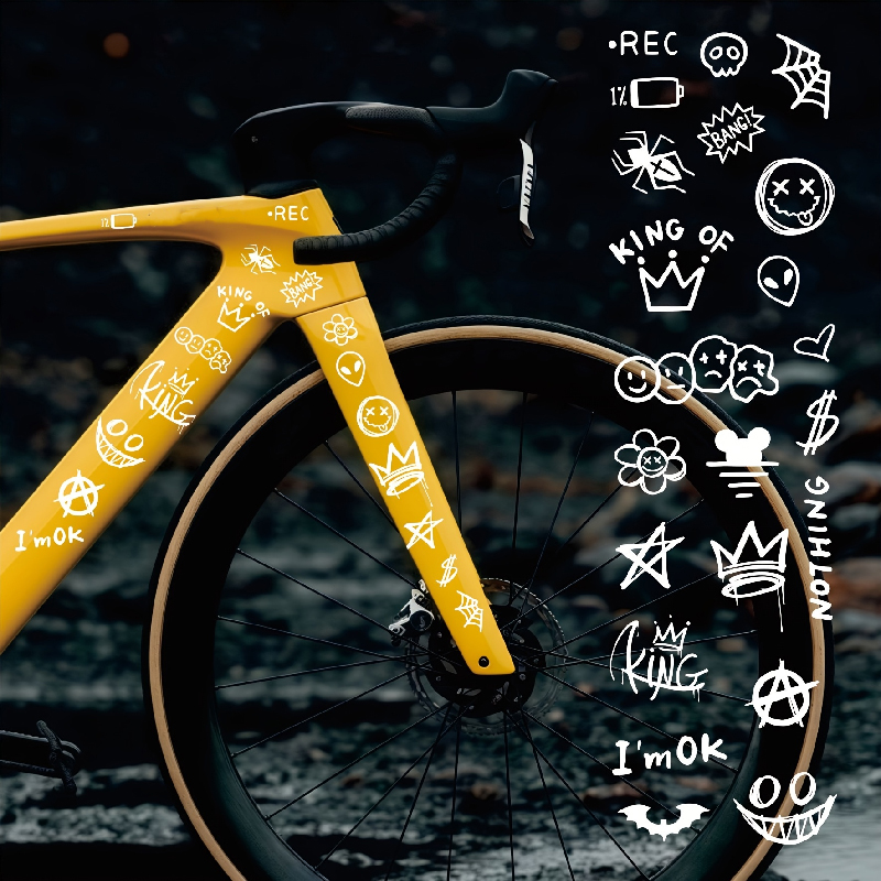 1 adet bisiklet şasisi çıkartm - Mountain Biking Quotes incelemesi ve fiyatı