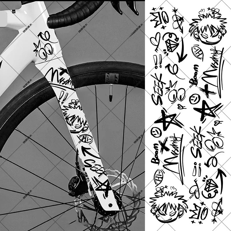 1 adet bisiklet şasisi çıkartm - Mountain Biking Quotes incelemesi ve fiyatı